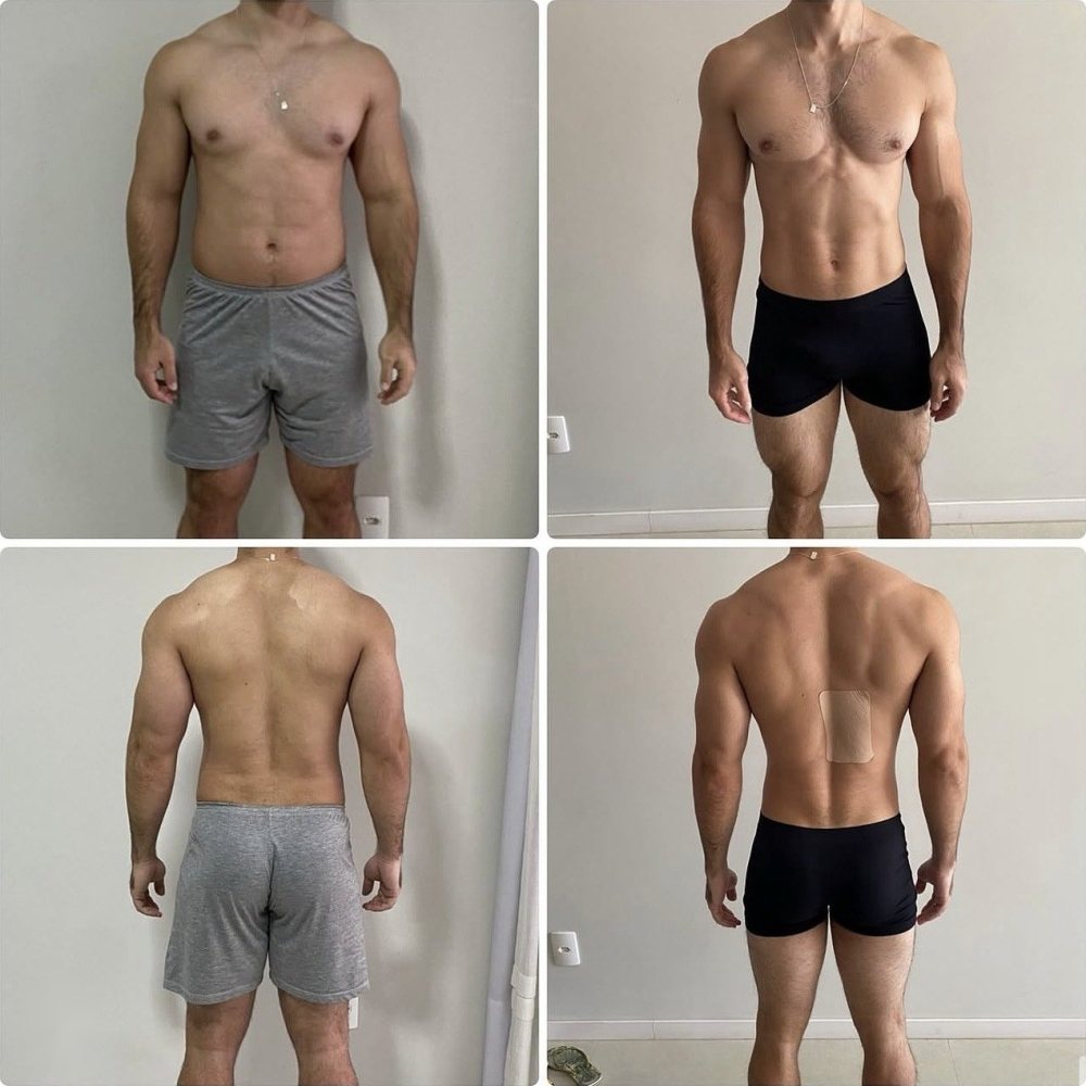Antes e depois de um aluno BUILD