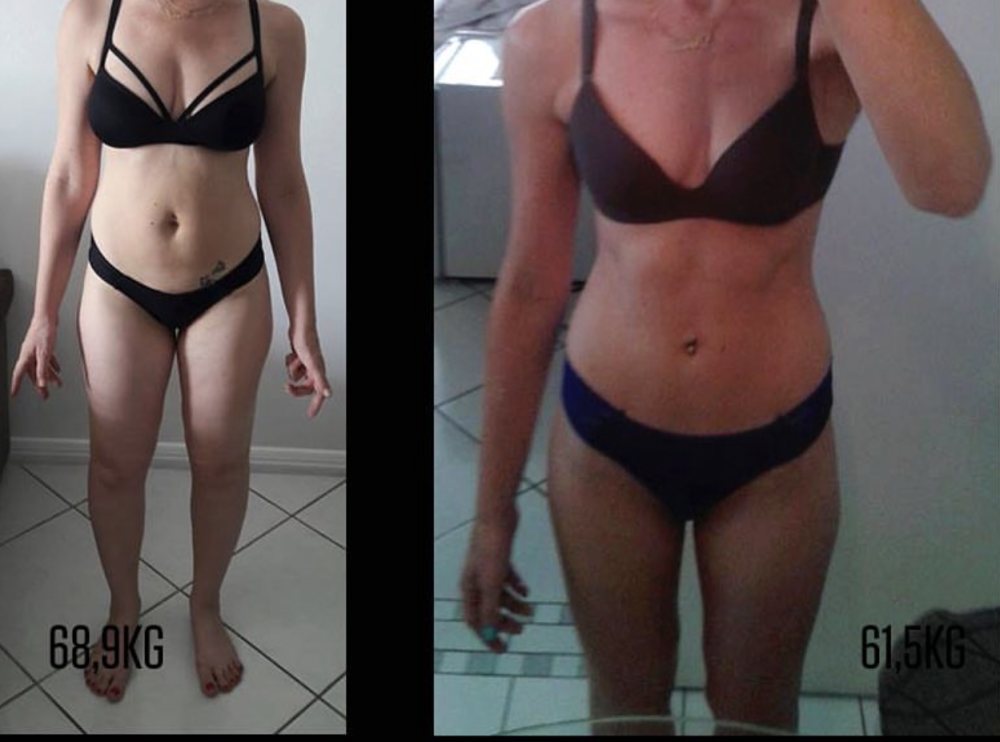 Antes e depois de um aluno BUILD